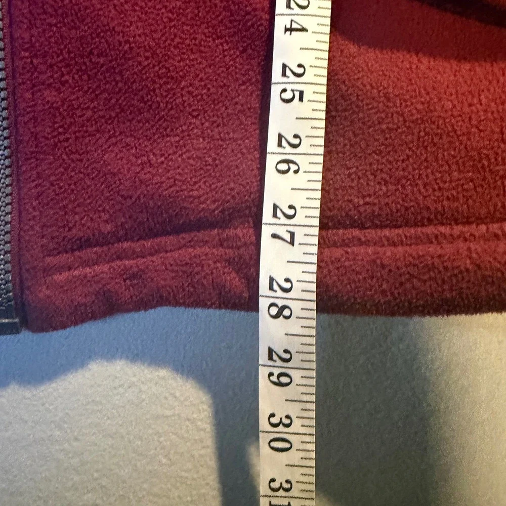Vintage Adidas Soccer Fleece Jacket Maroon Black Full Zip Mens Large Retro 90s